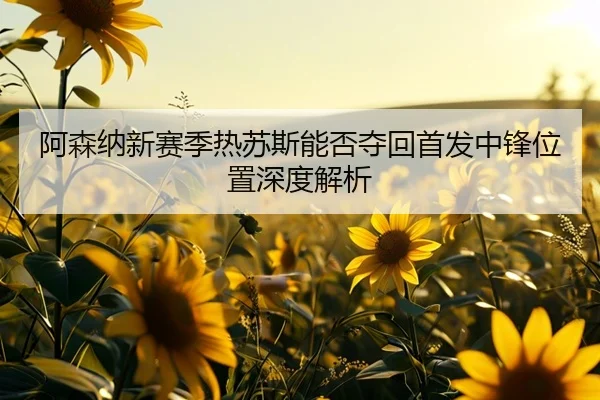 阿森纳新赛季热苏斯能否夺回首发中锋位置深度解析